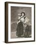 Plate from Los Caprichos, 1797-1798-Francisco de Goya-Framed Giclee Print