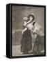 Plate from Los Caprichos, 1797-1798-Francisco de Goya-Framed Stretched Canvas