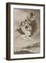 Plate from Los Caprichos, 1797-1798-Francisco de Goya-Framed Giclee Print