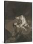 Plate from Los Caprichos, 1797-1798-Francisco de Goya-Stretched Canvas