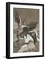 Plate from Los Caprichos, 1797-1798-Francisco de Goya-Framed Giclee Print