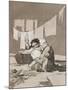 Plate from Los Caprichos, 1797-1798-Francisco de Goya-Mounted Giclee Print