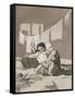 Plate from Los Caprichos, 1797-1798-Francisco de Goya-Framed Stretched Canvas