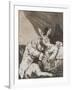 Plate from Los Caprichos, 1797-1798-Francisco de Goya-Framed Giclee Print