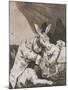 Plate from Los Caprichos, 1797-1798-Francisco de Goya-Mounted Giclee Print