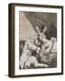 Plate from Los Caprichos, 1797-1798-Francisco de Goya-Framed Giclee Print