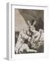 Plate from Los Caprichos, 1797-1798-Francisco de Goya-Framed Giclee Print