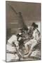 Plate from Los Caprichos, 1797-1798-Francisco de Goya-Mounted Giclee Print