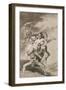 Plate from Los Caprichos, 1797-1798-Francisco de Goya-Framed Giclee Print