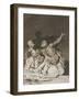 Plate from Los Caprichos, 1797-1798-Francisco de Goya-Framed Giclee Print