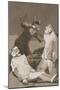 Plate from Los Caprichos, 1797-1798-Francisco de Goya-Mounted Giclee Print