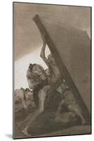 Plate from Los Caprichos, 1797-1798-Francisco de Goya-Mounted Giclee Print