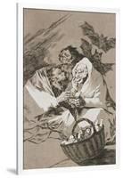 Plate from Los Caprichos, 1797-1798-Francisco de Goya-Framed Giclee Print