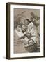 Plate from Los Caprichos, 1797-1798-Francisco de Goya-Framed Giclee Print