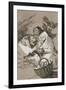 Plate from Los Caprichos, 1797-1798-Francisco de Goya-Framed Giclee Print