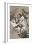 Plate from Los Caprichos, 1797-1798-Francisco de Goya-Framed Premium Giclee Print
