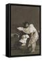 Plate from Los Caprichos, 1797-1798-Francisco de Goya-Framed Stretched Canvas