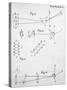 Plate from Opticks, by Isaac Newton, Showing the Splitting of Light Through Prisms, 1704-null-Stretched Canvas