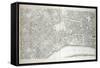 Plate from 'Plan of the Cities of London and Westminster the Borough of Southwark-Richard Horwood-Framed Stretched Canvas