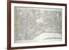 Plate from 'Plan of the Cities of London and Westminster the Borough of Southwark-Richard Horwood-Framed Giclee Print