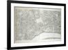 Plate from 'Plan of the Cities of London and Westminster the Borough of Southwark-Richard Horwood-Framed Giclee Print