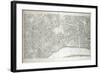 Plate from 'Plan of the Cities of London and Westminster the Borough of Southwark-Richard Horwood-Framed Giclee Print