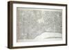 Plate from 'Plan of the Cities of London and Westminster the Borough of Southwark-Richard Horwood-Framed Giclee Print