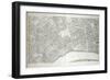 Plate from 'Plan of the Cities of London and Westminster the Borough of Southwark-Richard Horwood-Framed Giclee Print