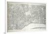 Plate from 'Plan of the Cities of London and Westminster the Borough of Southwark-Richard Horwood-Framed Giclee Print