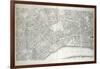 Plate from 'Plan of the Cities of London and Westminster the Borough of Southwark-Richard Horwood-Framed Giclee Print