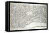 Plate from 'Plan of the Cities of London and Westminster the Borough of Southwark-Richard Horwood-Framed Stretched Canvas