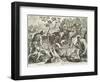 Plate from the Series Venationes Ferarum, Avium, Piscium, Fiandre-Jan van der Straet-Framed Giclee Print