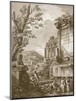 Plate I, from 'Ruins of the Palace of Emperor Diocletian at Spalatro in Dalmatia', Published 1764-Robert Adam-Mounted Premium Giclee Print