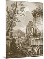 Plate I, from 'Ruins of the Palace of Emperor Diocletian at Spalatro in Dalmatia', Published 1764-Robert Adam-Mounted Giclee Print