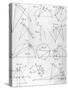 Plate IV from "The Mathematical Principles of Natural Philosophy" by Sir Isaac Newton 1777-null-Stretched Canvas