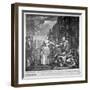 Plate IV of a Rake's Progress, 1735-William Hogarth-Framed Giclee Print