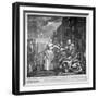 Plate IV of a Rake's Progress, 1735-William Hogarth-Framed Giclee Print