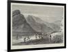 Plate-Laying on the Bolan Pass Railway-null-Framed Giclee Print