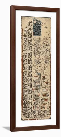 Plate Lxi of the Dresden Codex-null-Framed Giclee Print