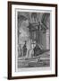 Plate LXV Architectural Capriccio of a Monumental Group of Columns Supporting Two Arches of a…-Giovanni Battista Piranesi-Framed Giclee Print