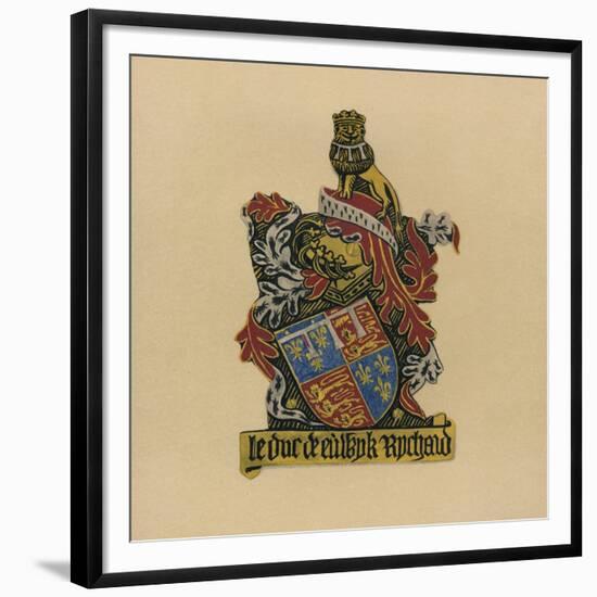 Plate LXXXIII - Sir Richard Plantagenet, Duke of York, K.G. 1475-1483, 1872-null-Framed Giclee Print