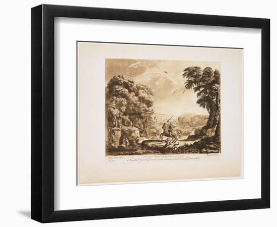 Plate No. 73 from Liber Veritatis, 1774-Richard Earlom-Framed Giclee Print