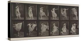Plate Number 188. Dancing , 1887-Eadweard Muybridge-Stretched Canvas