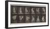Plate Number 188. Dancing , 1887-Eadweard Muybridge-Framed Photographic Print
