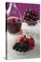 Plate of Berries, Cherries in Stemmed Glass-Eising Studio - Food Photo and Video-Stretched Canvas