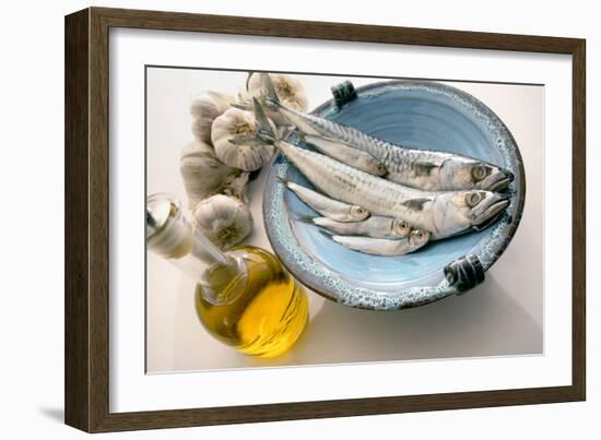 Plate of Mackerel-Erika Craddock-Framed Photographic Print