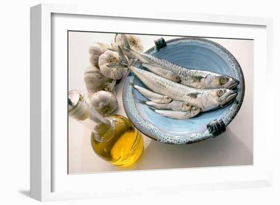 Plate of Mackerel-Erika Craddock-Framed Photographic Print