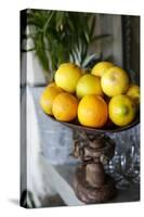 Plate of oranges Cabo San Lucas, Mexico.-Julien McRoberts-Stretched Canvas