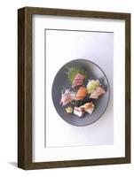 Plate of Raw Fish, Japan-Aaron McCoy-Framed Photographic Print