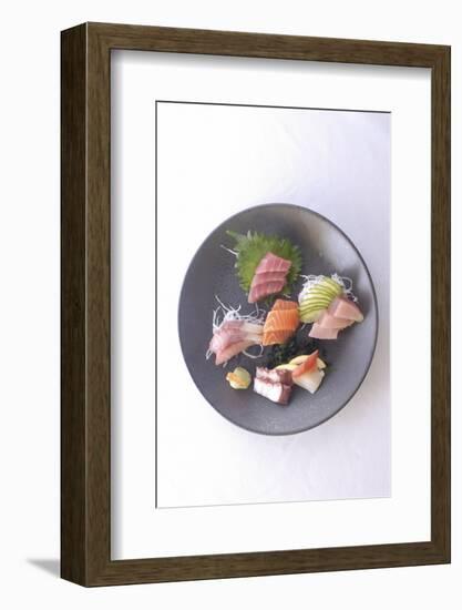 Plate of Raw Fish, Japan-Aaron McCoy-Framed Photographic Print